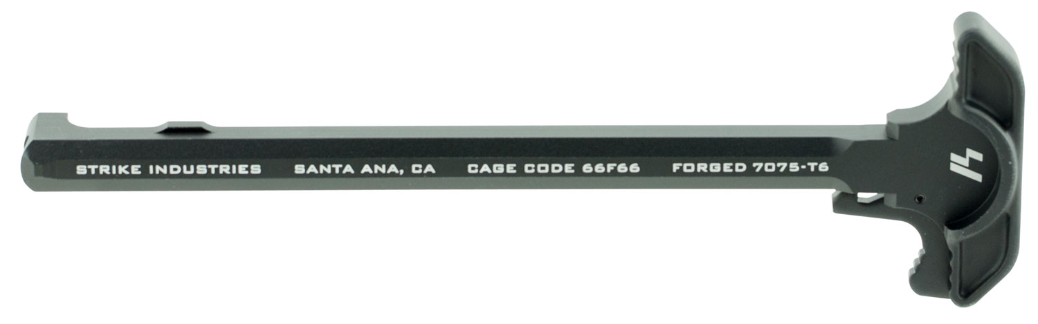 Strike Industries Charging Handle for AR-15/M-16/M4 Rifles, Hardcoat Anodized Black - ARCHBK - Strike Industries