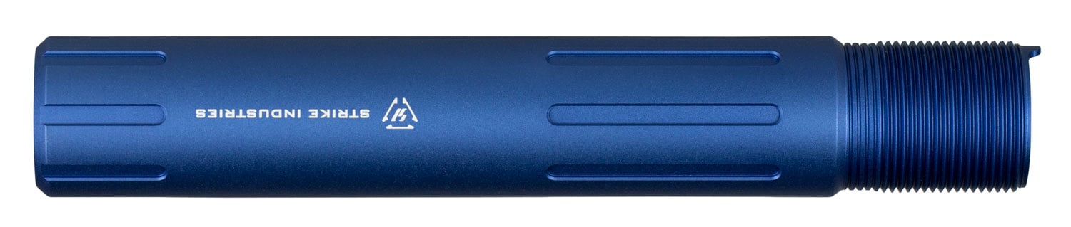 Strike Industries AR Carbine Pistol Buffer Tube, Blue - ARCARPRESLICKBLU - Strike Industries