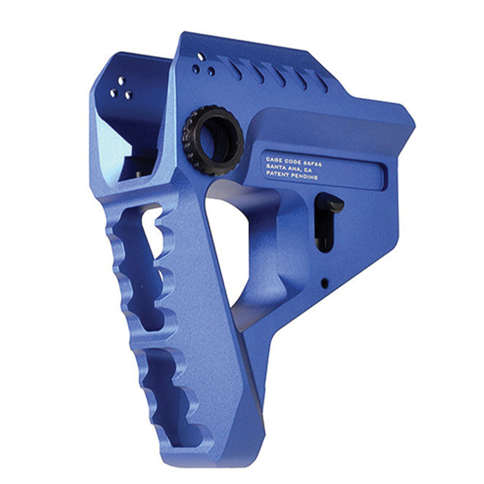 Strike Industries VIPER-PIT 6061 T6 Aluminum Pit Stock, Blue - VIPER-PIT-BLU - Strike Industries
