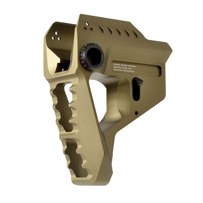 Strike Industries VIPER-PIT 6061 T6 Aluminum Pit Stock, Flat Dark Earth - VIPER-PIT-FDE - Strike Industries