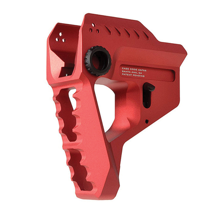 Strike Industries VIPER-PIT 6061 T6 Aluminum Pit Stock, Red - VIPER-PIT-RED - Strike Industries