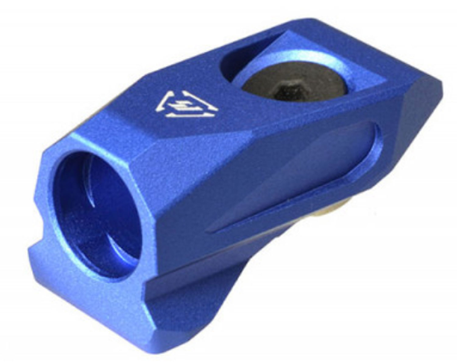 Strike Industries AR Aircraft Grade Aluminum Quick Detach Link Angled Mount, Blue - LINK-AQD-BLU - Strike Industries
