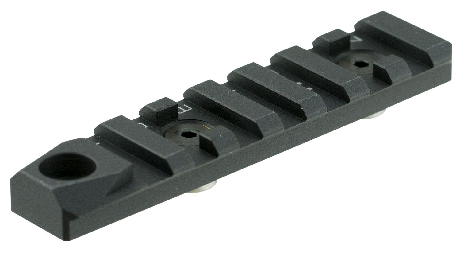 Strike Industries 3.4" 6061 Aluminum 1-Piece Link Rail Section w/ Quick Detach, Hardcoat Anodized Black - LINK-RS-7-QD - Strike Industries