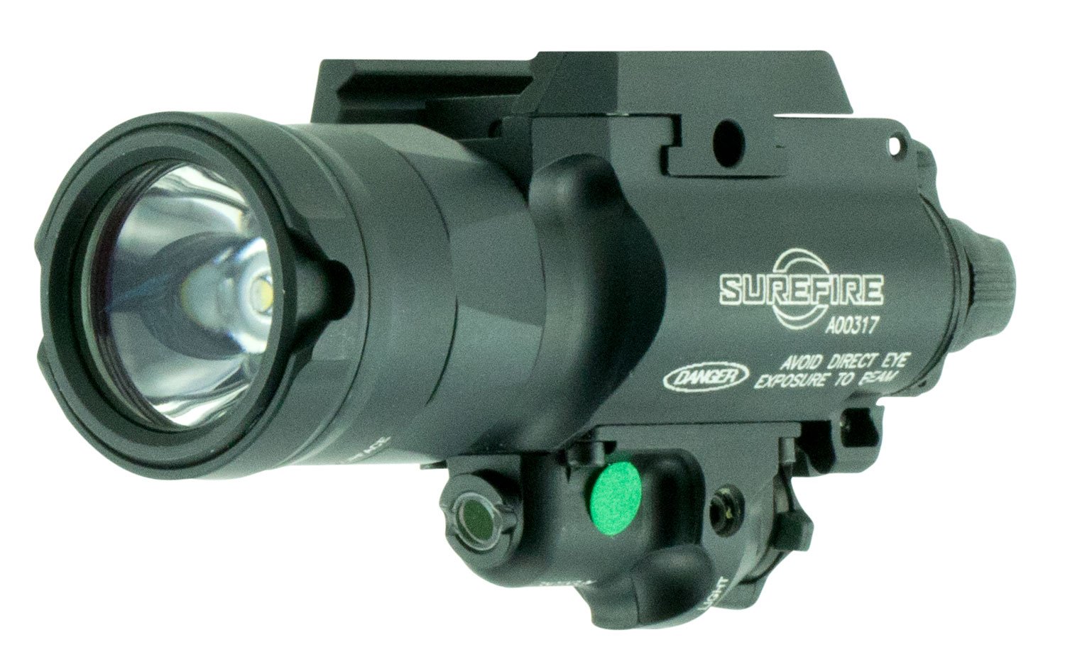 Surefire-Laser Product 1000 lm LED Weapon Light w/ Green Laser, Black - X400UH-A-GN - Surefire