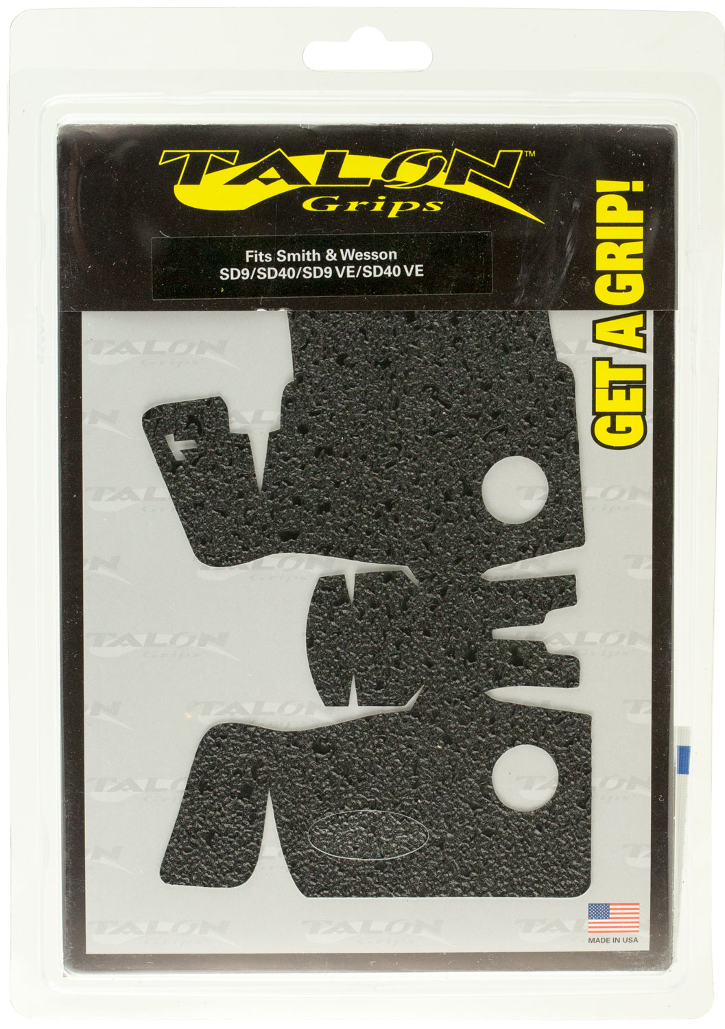 Talon Grips Rubber Pistol Grip for Smith & Wesson SD9/40/SD9VE, Black - 708R