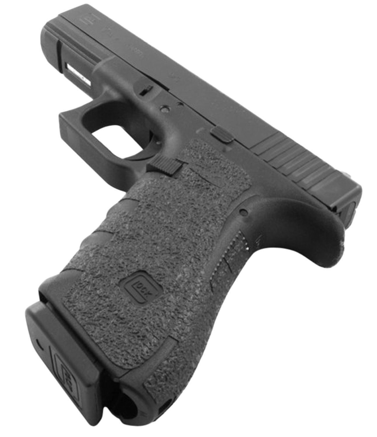 Talon Grips Rubber Pistol Grip for Glock 19/23/25/32/38 Gen 4 Medium Backstrap, Black - 111R - Talon Grips