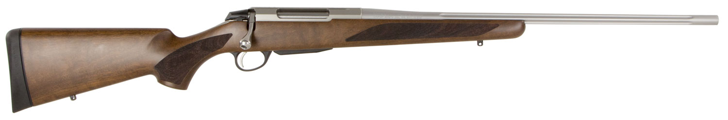 Tikka T3x Hunter Stainless Steel Fluted 7mm Rem Mag Bolt Action Rifle, Oiled Brown - JRTXA770 - Tikka