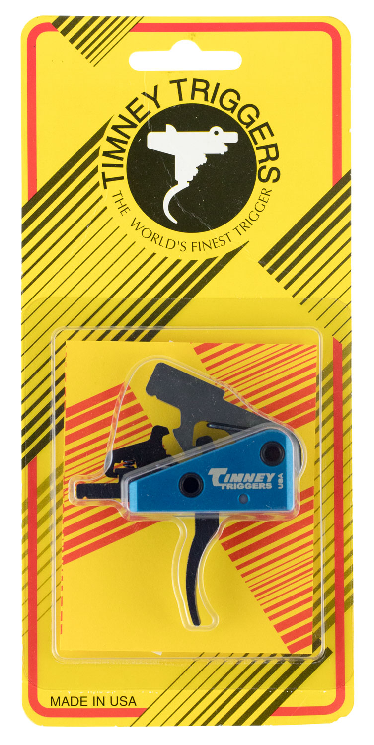 Timney Triggers Targa Standard Curved Drop-in 2-Stage Trigger for AR/M4 Style Rifle, Black/Blue - 663S - Timney Triggers