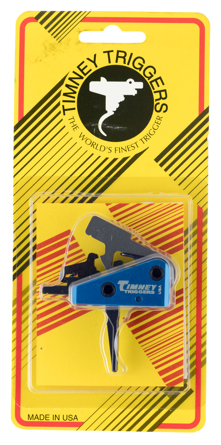 Timney Triggers Targa Straight Drop-in 2-Stage Trigger for AR/M4 Style Rifle, Black/Blue - 663S-ST - Timney Triggers