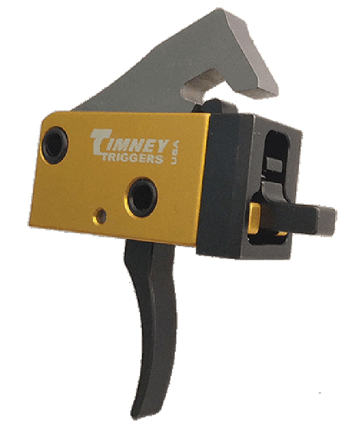 Timney Triggers Curved Drop-in Single-Stage Trigger for AR PCC Rifles, Black - 681 - Timney Triggers