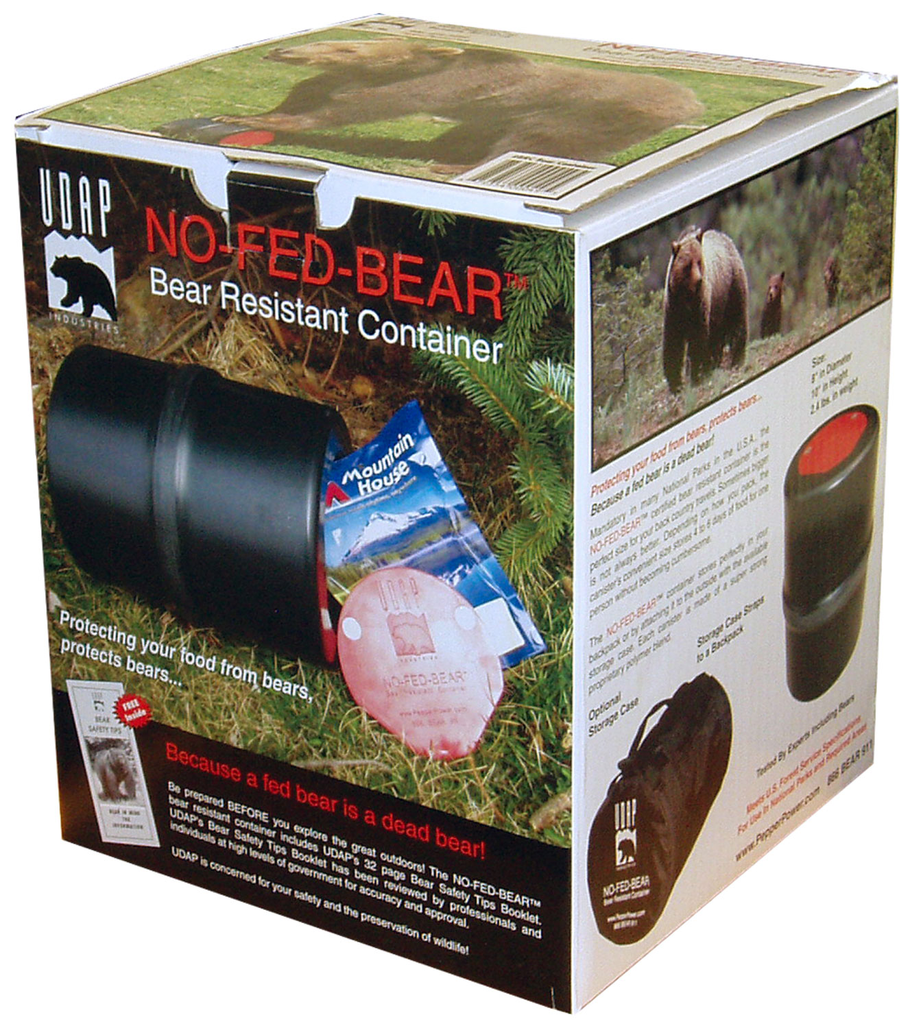 UDAP Industries No-Fed-Bear Bear Resistant Food Container/Canister - BRC - Udap
