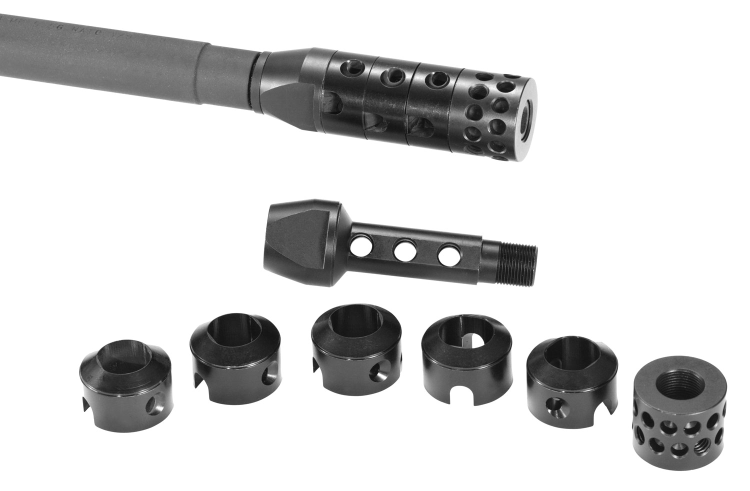 UM Tactical TCS Compensator for .30 AR-15 Style Rifle, Black - RAGE - Um Tactical
