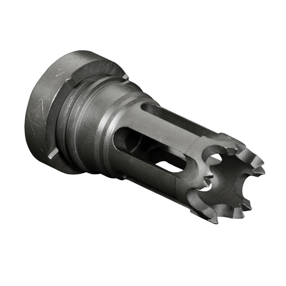 Yankee Hill Machine Phantom Black Steel Flash Hider, .30, 5/8-24 - 430224A - Yhm