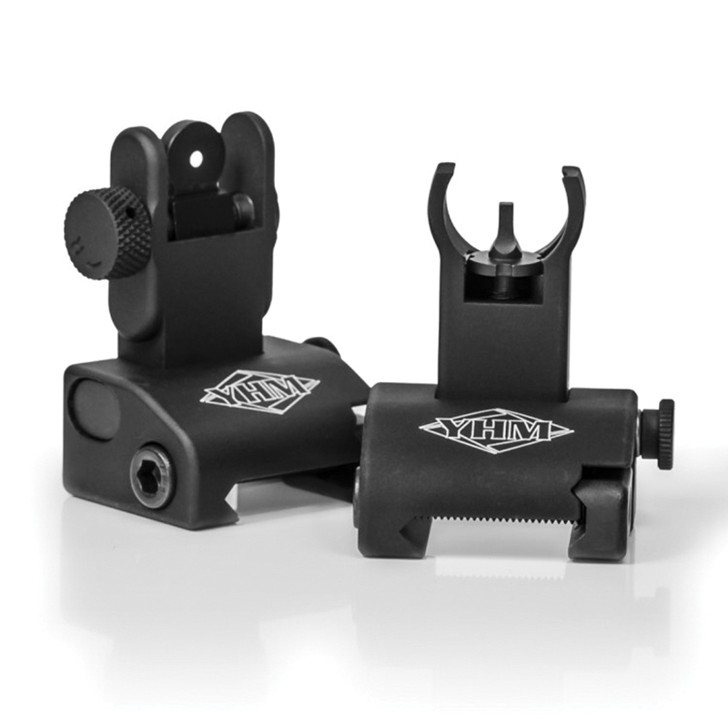 Yankee Hill Machine Front/Rear Same Plane Folding Sight System for Rifles - 5040-H - Yhm