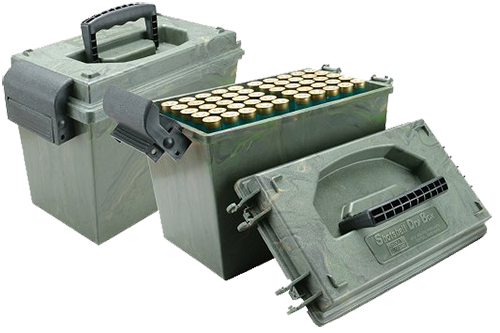 MTM Case Gard SD-100 12 Gauge 100 Round Shotshell Dry Box, Green Wild Camo - SD1001209 - Mtm Case Gard