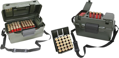 MTM Case Gard 12 Gauge 100 Round Hunter Box, Wild Camo - SH1001209 - Mtm Case Gard