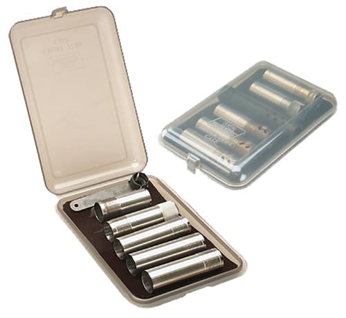 MTM Case Gard 10/12/20 Gauge 6 Round Choke Tube Box, Clear Smoke - CT6-41 - Mtm Case Gard