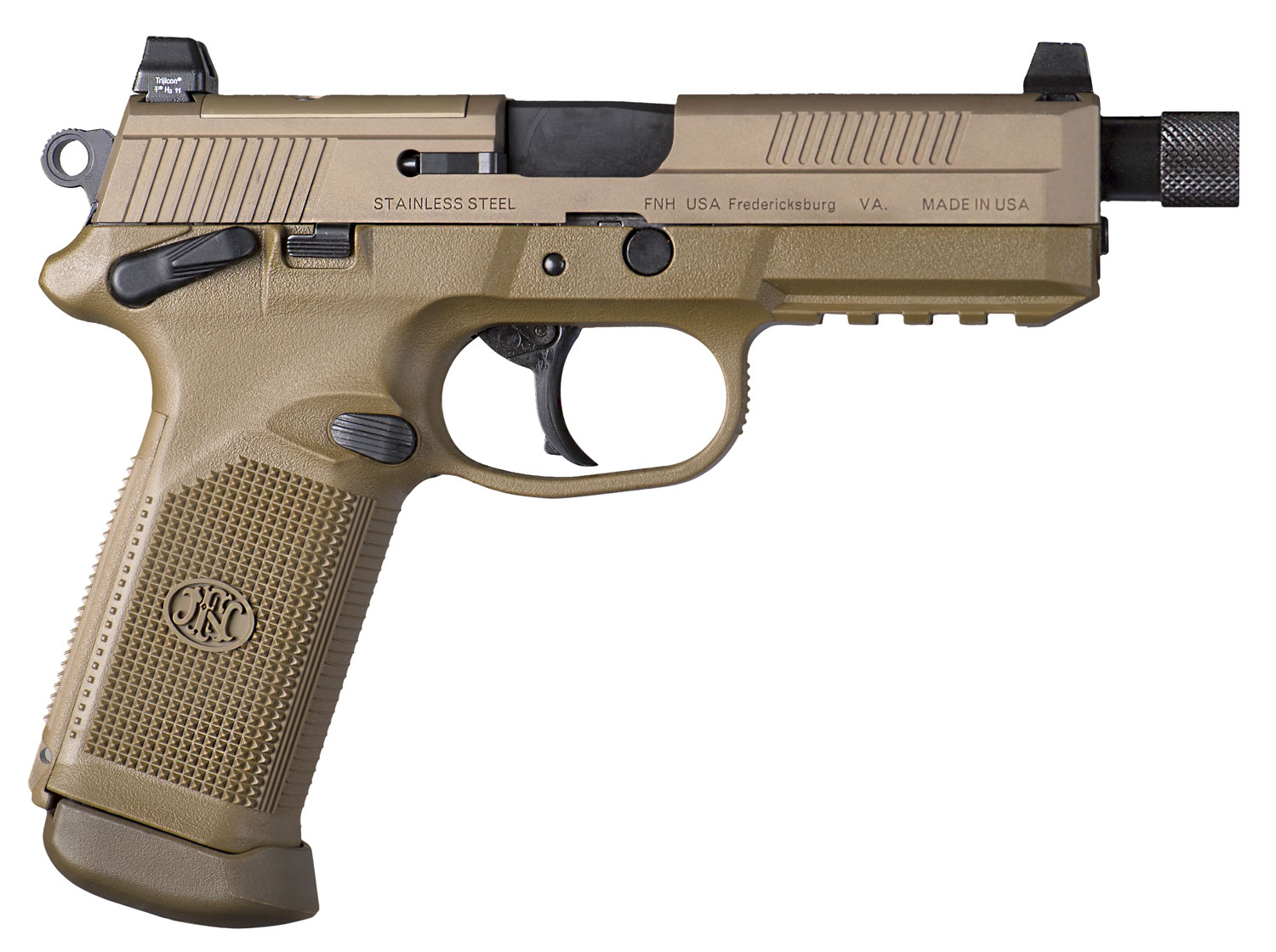 FN America FNX-45 Tactical .45 ACP Consumer Pistol, FDE - 66982 - Fnh