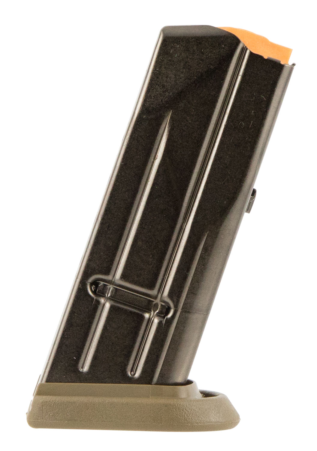 FN America 10 Round 9mm Flat Base Magazine, Black Body/Flat Dark Earth Base - 20100063 - Fnh