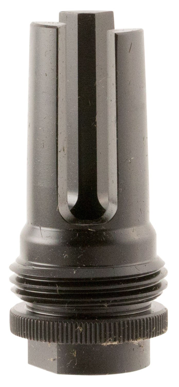 Silencerco Black Steel ASR Left Hand Flash Hider, 9mm, M13.5x1 LH - AC1561 - Silencerco