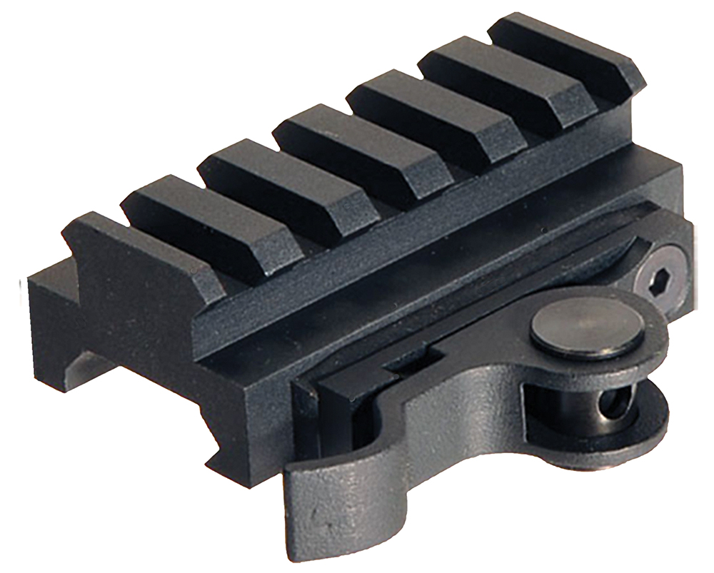 Aim Shot AR Aluminum 1-Piece Quick Release Picatinny Rail Mount, Black - MT61172 - Aimshot
