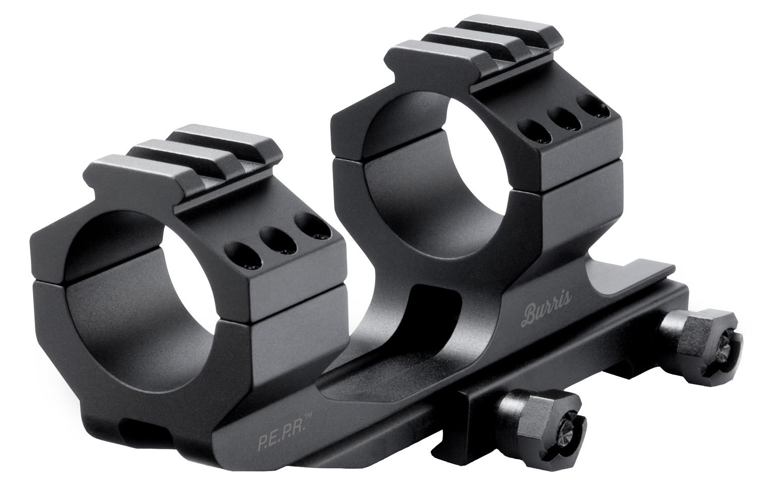 Burris AR-P.E.P.R. AR 1" 1.5" Aluminum 1-Piece Quick Detach Scope Mount, Matte Black - 410343 - Burris Co