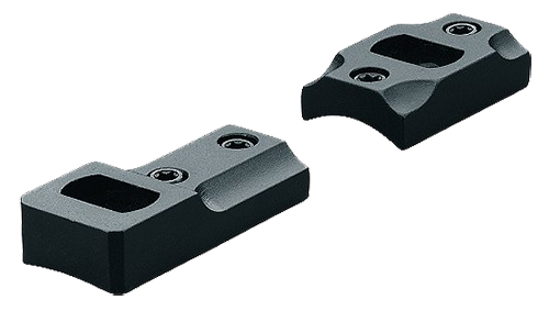 Leupold Weatherby Mark V Steel 2-Piece Dual Dovetail Scope Base, Matte Black - 51706 - Leupold