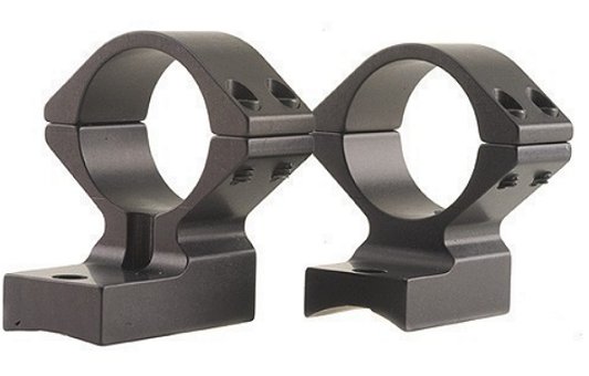 Talley Weatherby Vanguard 1" Medium Aluminum 1-Piece Scope Mount, Anodized Black - 940734 - Talley