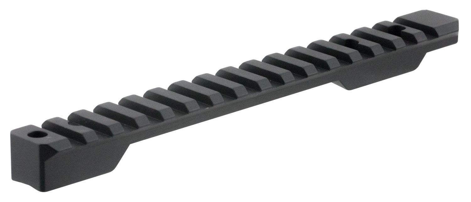 Talley Weatherby Mark V 7075 T6 Aluminum 1-Piece Standard Picatinny Base, Matte Black - POO252705 - Talley