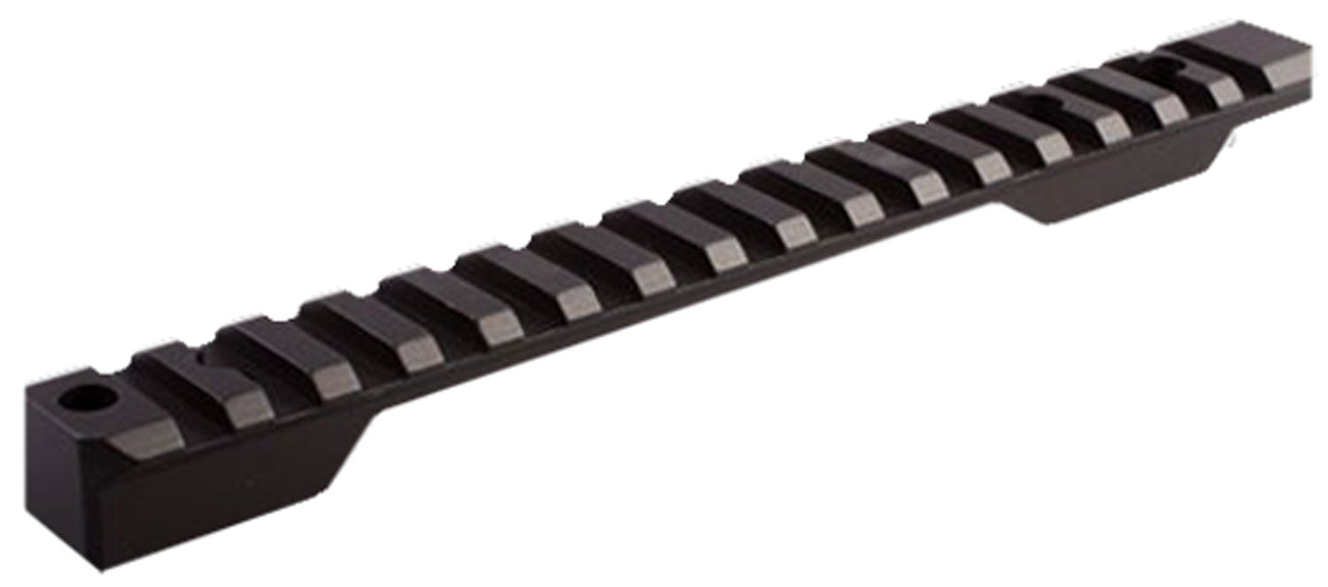Talley Remington 700 Long Action 7075 T6 Aluminum 1-Piece Picatinny Base w/ 8-40 Screws, Matte Black - PLO258700 - Talley