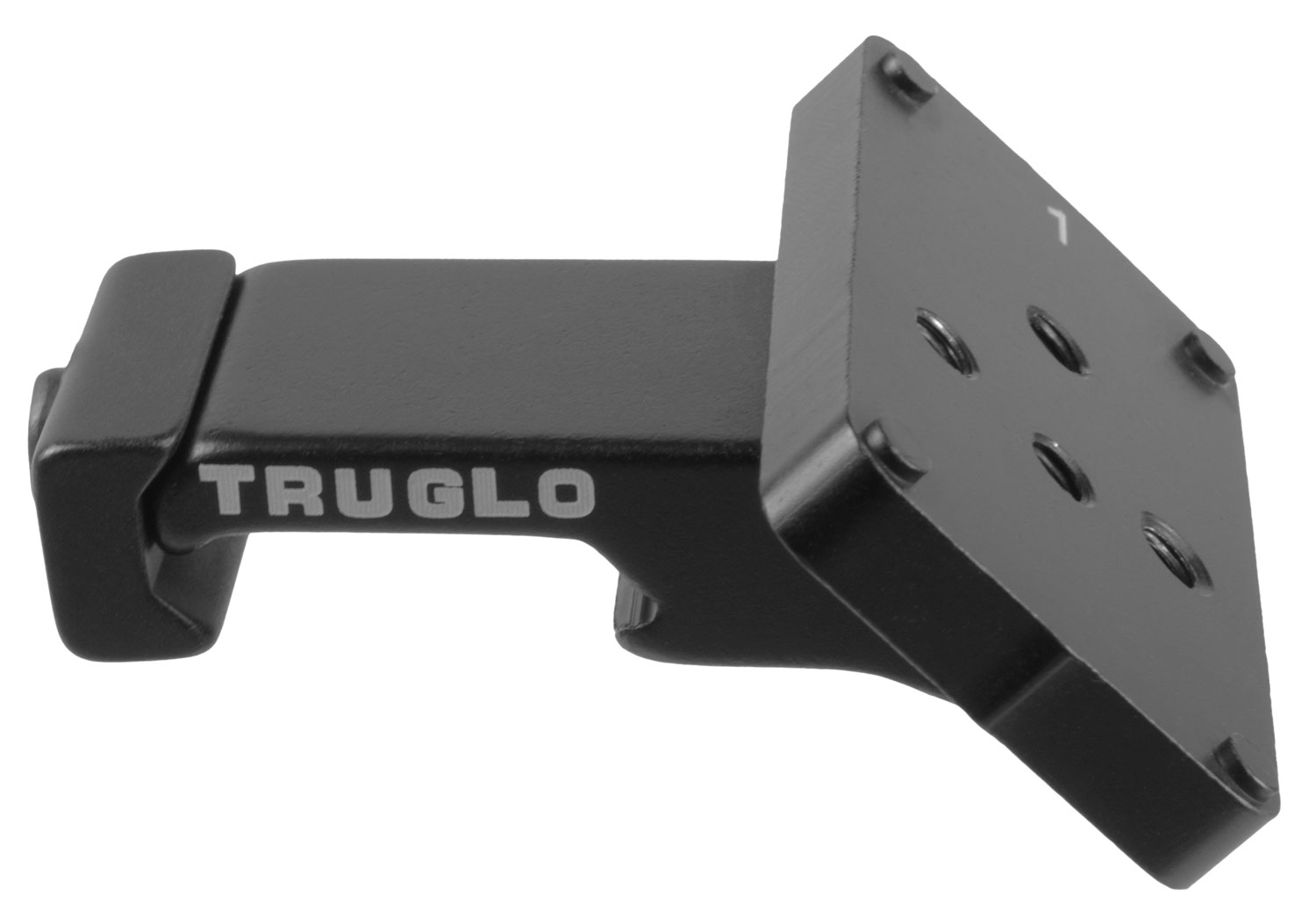 TruGlo 1-Piece Universal 45 Degree Offset Red Dot Sight Mount, Black - TG8976B