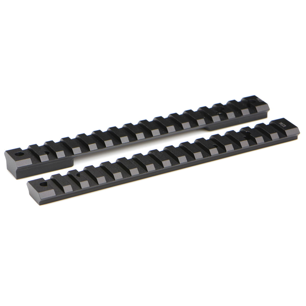 Warne Scope Mounts Mountain Tech Weatherby Vanguard Short Action 7075 T6 Aluminum 1-Piece 20 MOA Scope Mount Rail, Hardcoat Anodized Black - 7650-20MOA