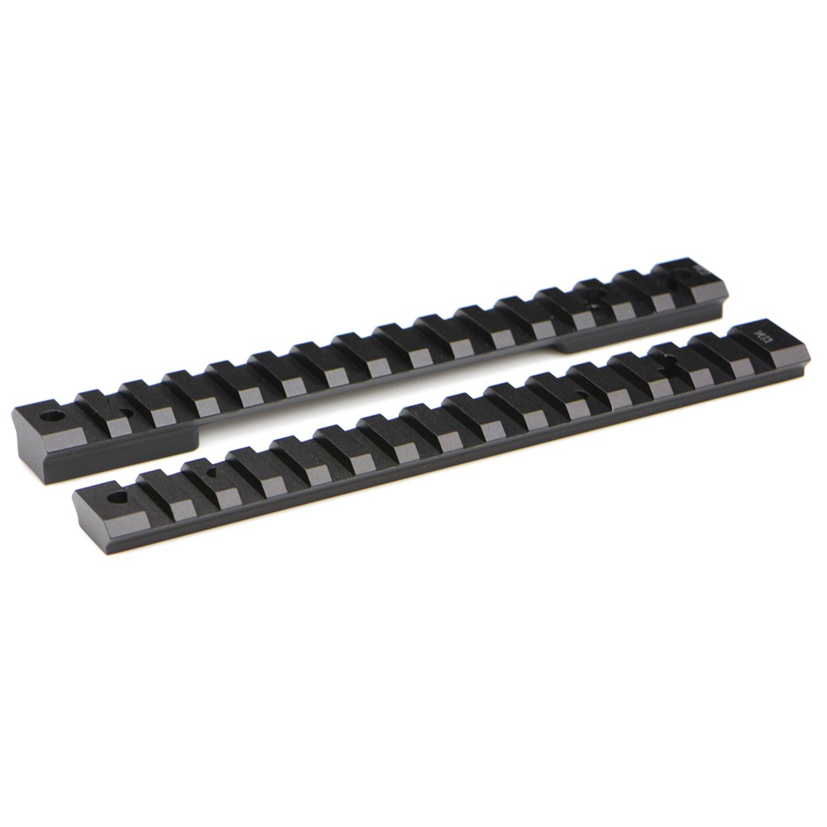 Warne Scope Mounts Mountain Tech Remington 700 Short Action 7075 T6 Aluminum 1-Piece 20 MOA Scope Mount Rail, Hardcoat Anodized Black - 7673-20MOA - Warne