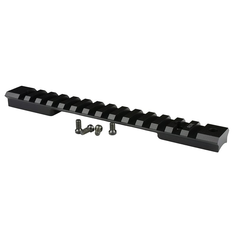 Warne Scope Mounts Mountain Tech Savage Axis and Edge 7075 T6 Aluminum 1-Piece Scope Mount Rail, Hardcoat Anodized Black - 7699M - Warne