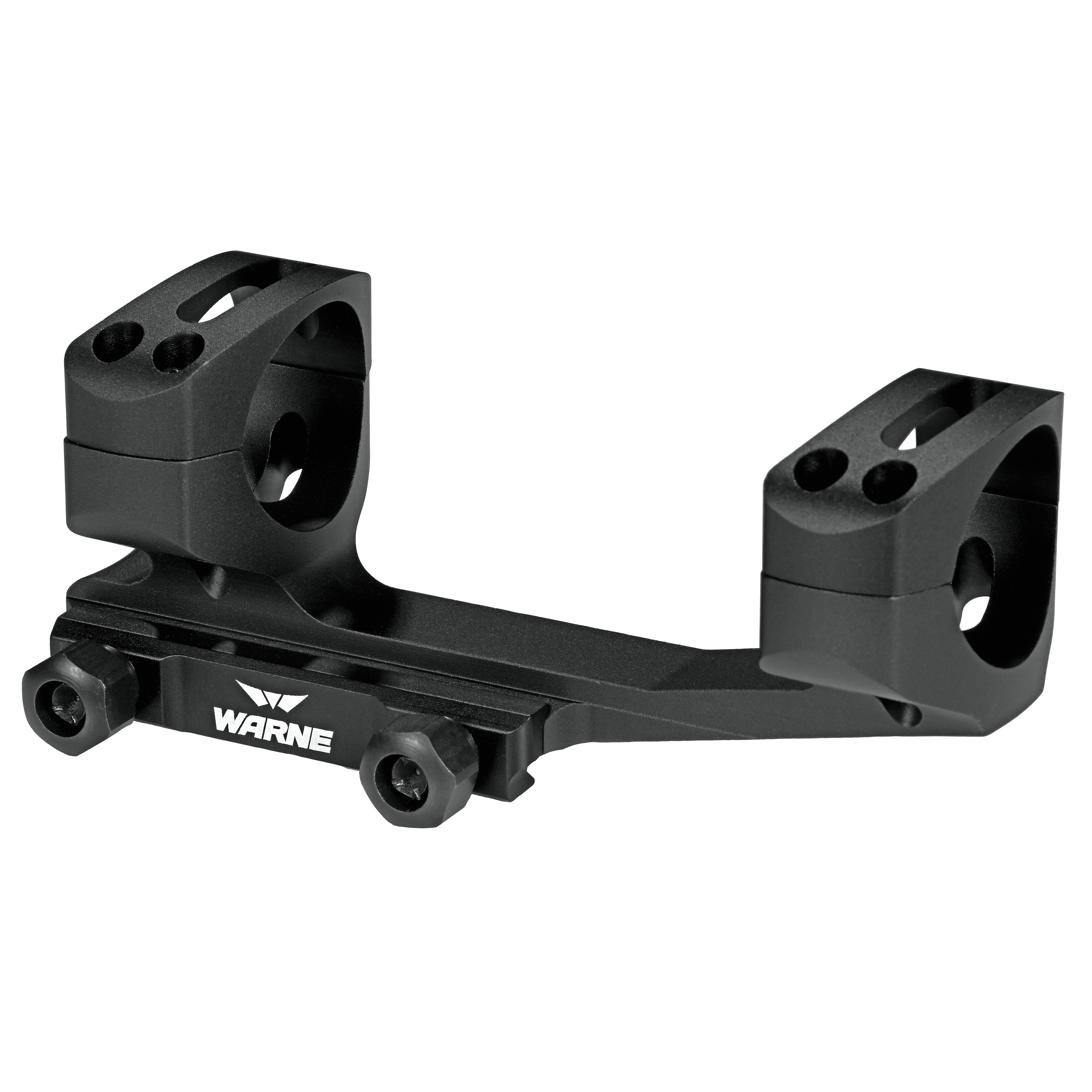 Warne LR-SKEL Scope Mounts 34mm Ultra High 1-Piece, Black - LRSKEL34TW