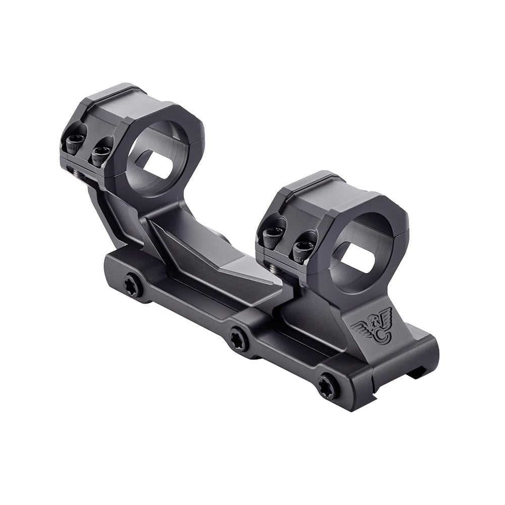 Wilson Combat AR 1" 7075 Billet Aluminum 1-Piece V3 Ultralight Scope Mount, Anodized Black - TR-LWM-1 - Wilson Combat