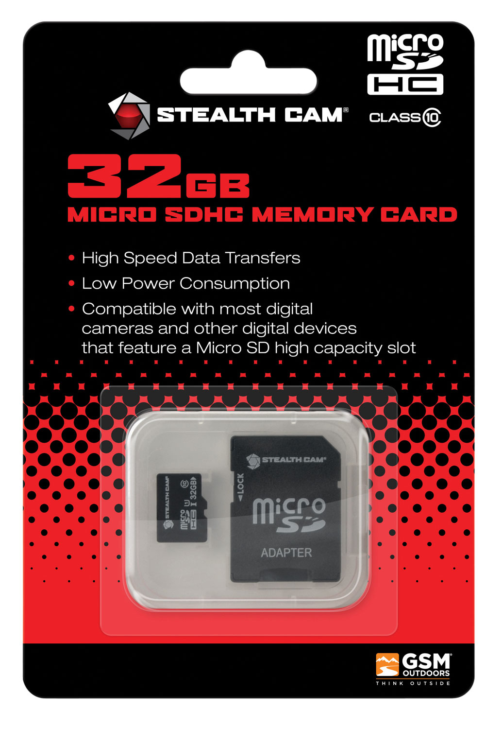 Stealth Cam 32 GB Single Pack Micro SD Memory Card - STC-32MICSD