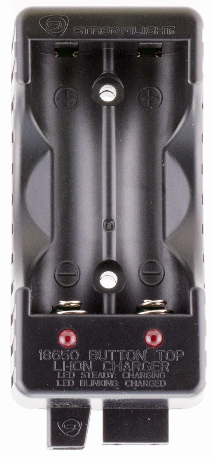 Streamlight Rechargeable Charger for 18650 Lithium Ion Battery, Black - 22100 - Streamlight