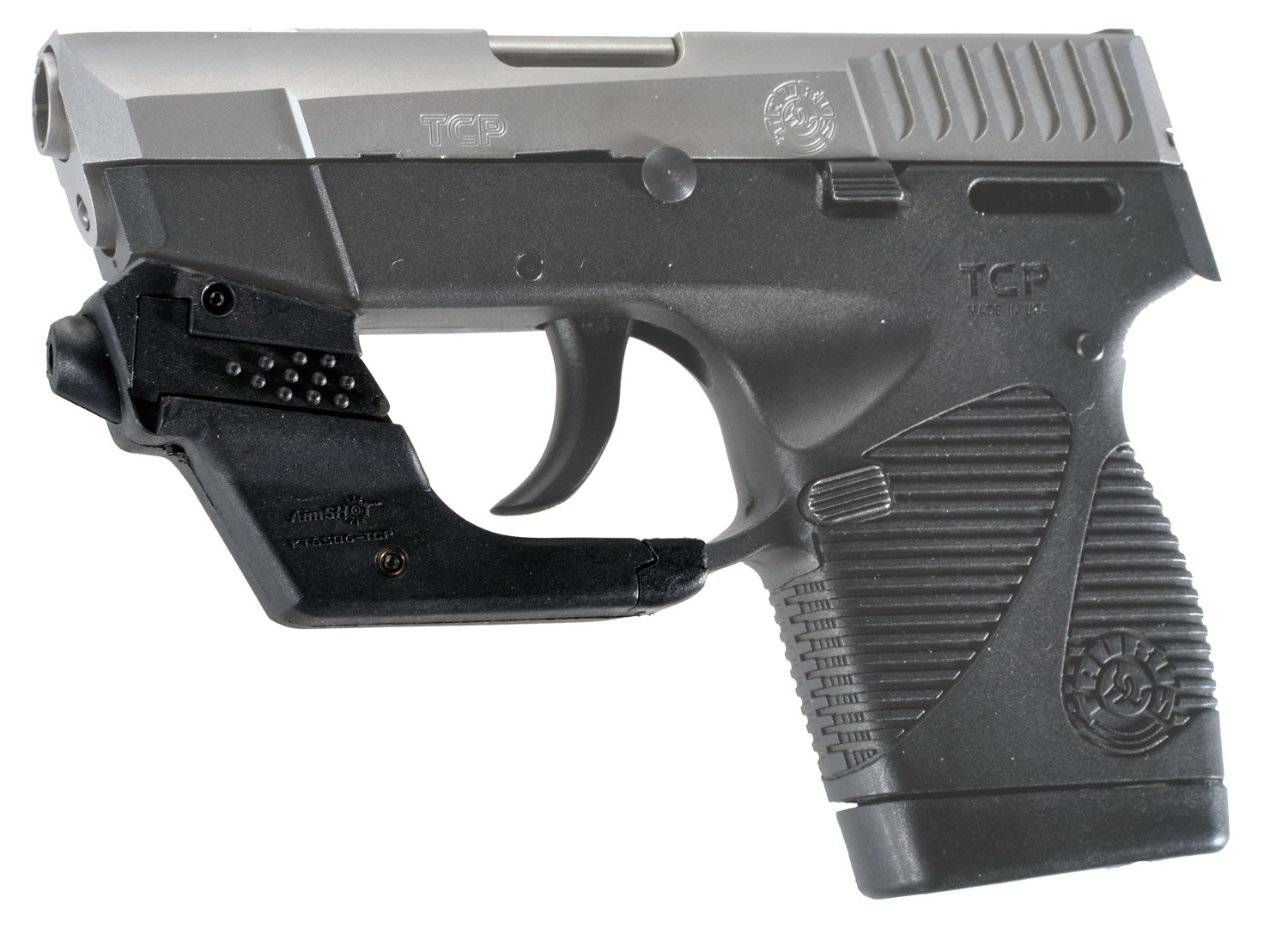 Aim Shot Trigger Guard Mounted Laser for Taurus TCP 380 Pistol, Black - KT6506TCP - Aimshot