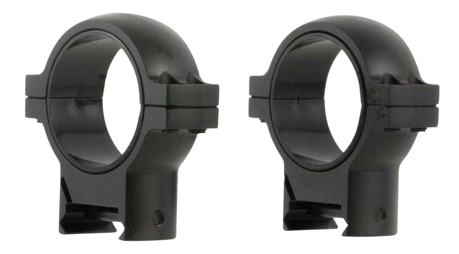 Burris Signature 30mm High Steel 2-Piece Weaver Style Zee Ring, Matte Black - 420587 - Burris Co