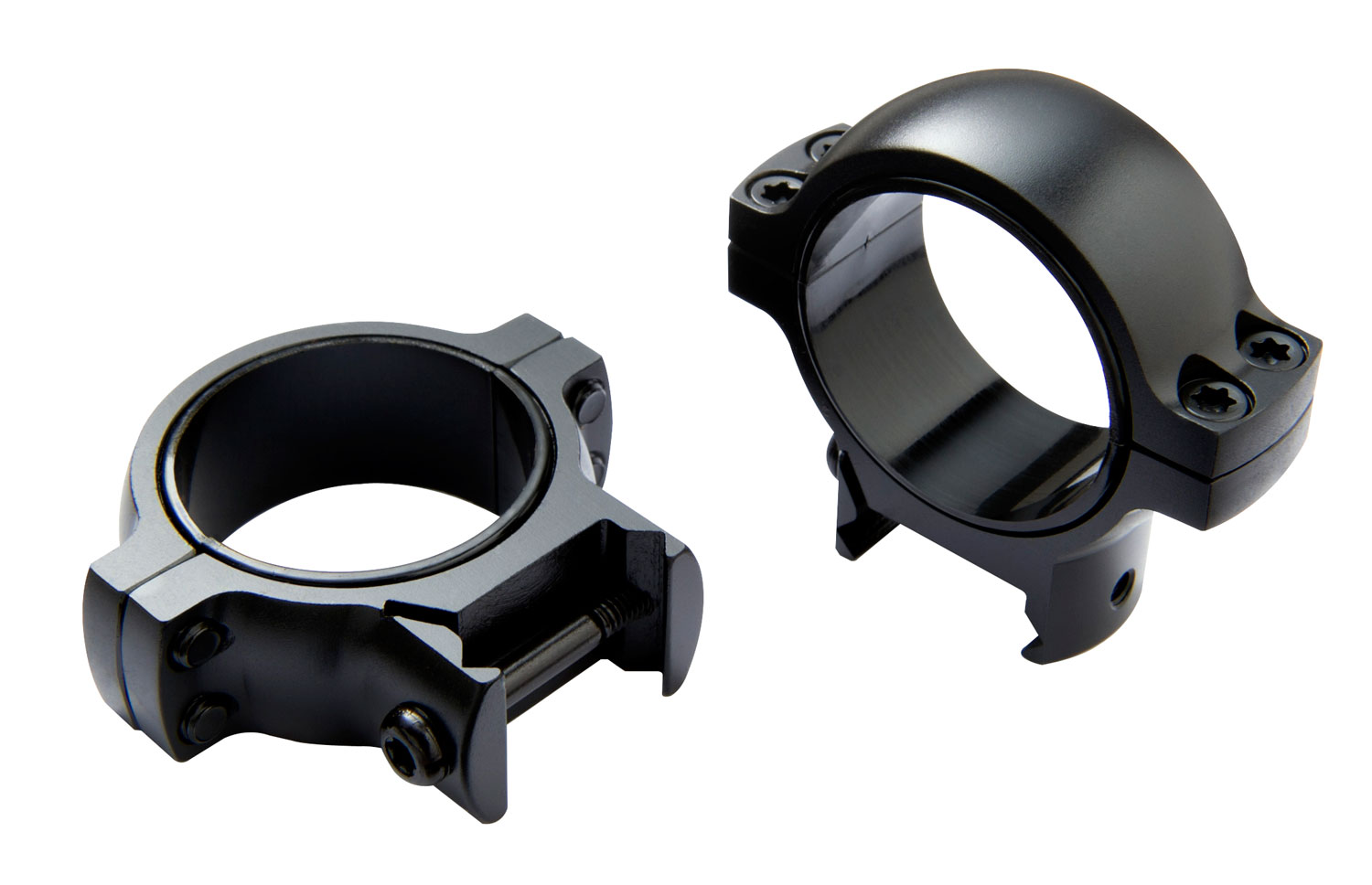 Burris Signature 30mm Medium Steel 2-Piece Weaver Style Zee Ring, Matte Black - 420588 - Burris Co