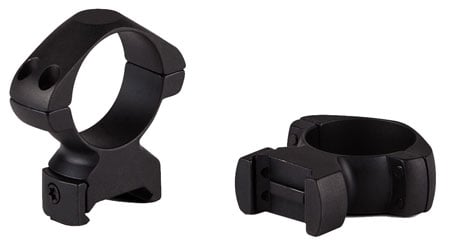Konus USA 1" High Steel 2-Piece Scope Ring, Black - 7400 - Konus