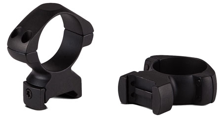 Konus USA 30mm High Steel 2-Piece Scope Ring, Black - 7403 - Konus