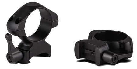 Konus USA Alto 30mm High Steel 2-Piece Quick Release Scope Ring, Black - 7409 - Konus