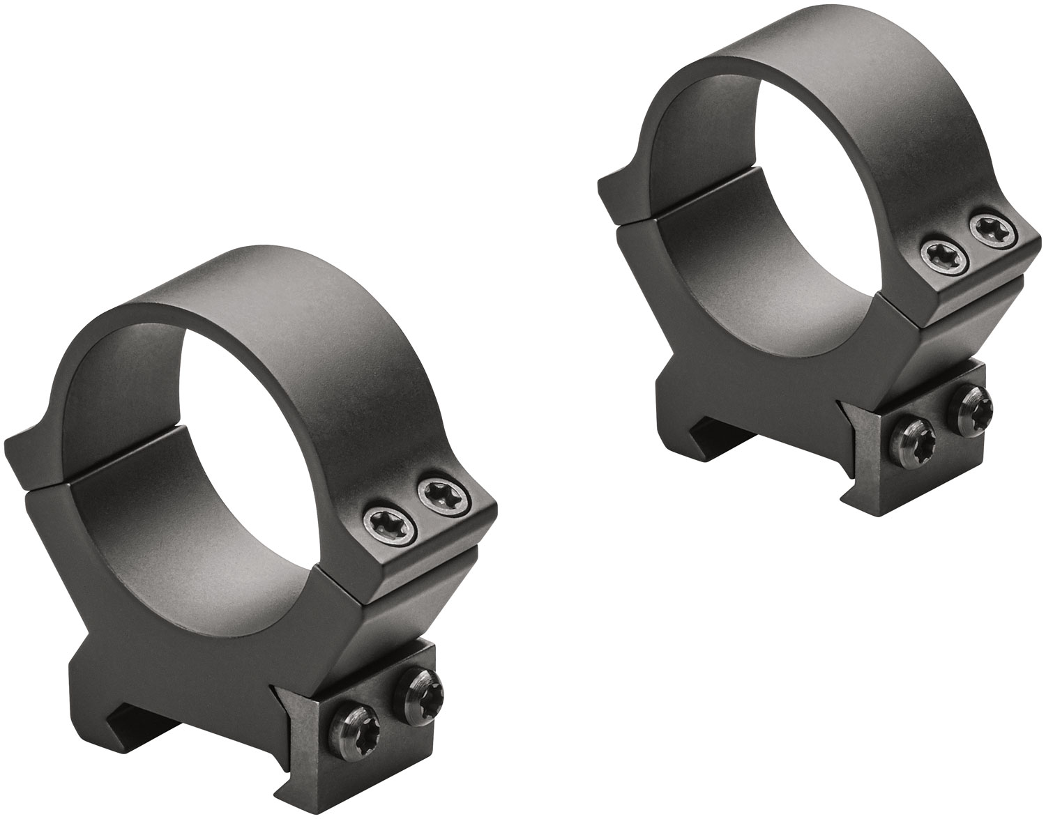 Leupold PRW2 34mm Medium Steel 2-Piece Cross-Slot Ring, Matte Black - 174086