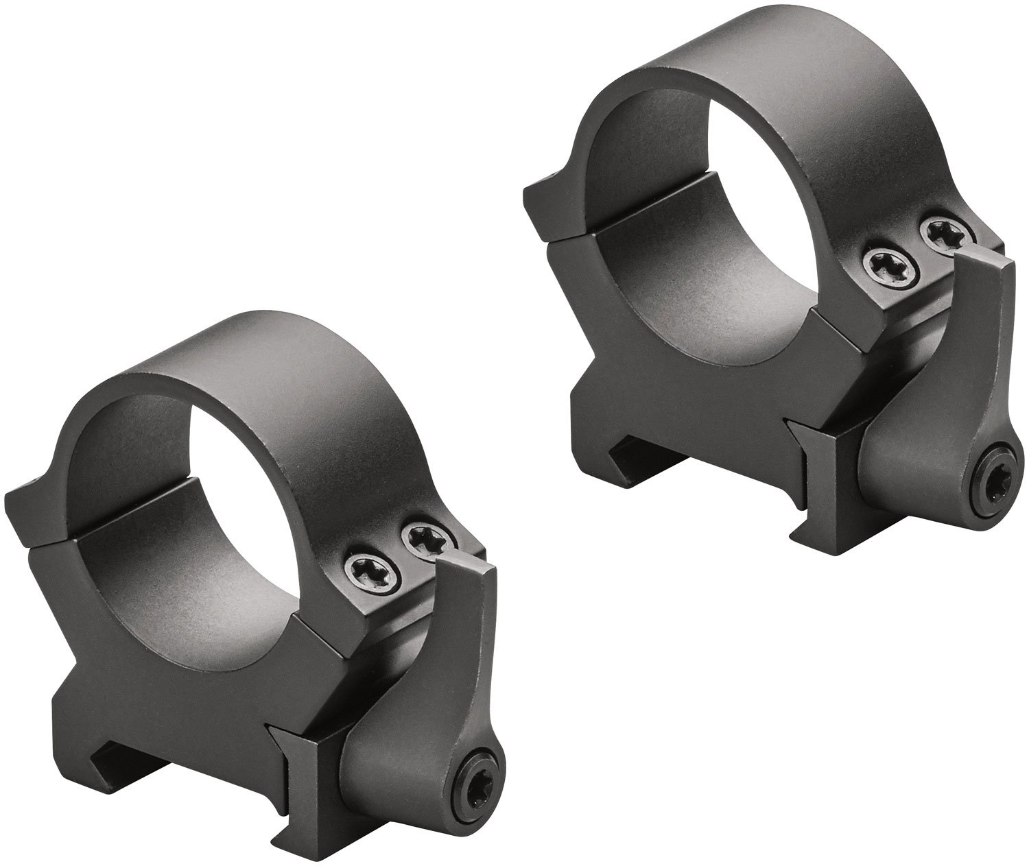 Leupold QRW2 34mm Medium Steel 2-Piece Scope Ring, Matte Black - 177273 - Leupold