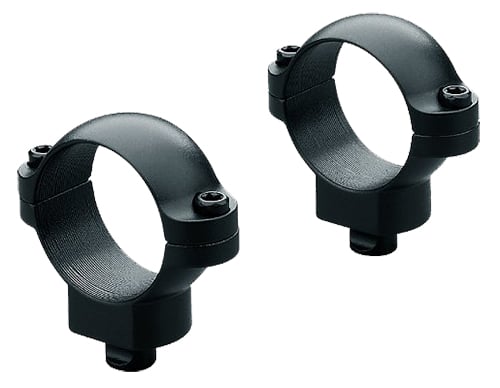 Leupold 1" Medium Steel 2-Piece Quick Release Scope Ring, Matte Black - 49974 - Leupold