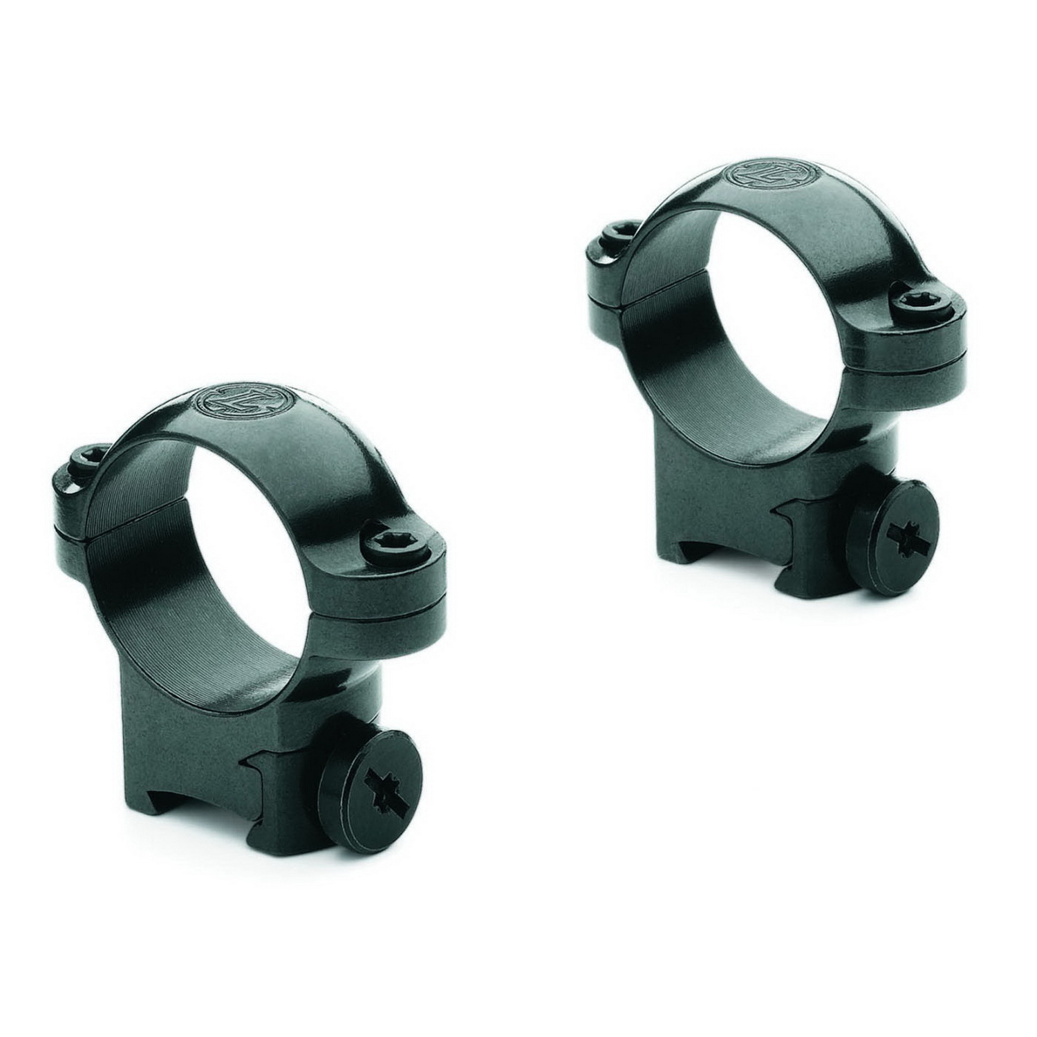 Leupold Rimfire 11mm 1" High Steel 2-Piece Scope Ring, Gloss Black - 54234 - Leupold