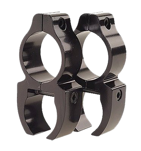 Leupold & Stevens Rifleman 1" 1.61" Aircraft Grade Aluminum Detachable See-Thru Scope Ring, Gloss Black - 57327 - Leupold