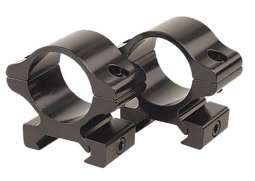 Leupold & Stevens Rifleman 1" Medium Aircraft Grade Aluminum Detachable Scope Ring, Gloss Black - 57380 - Leupold